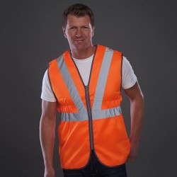 YOKO Hi vis premier pull-apart railway vests